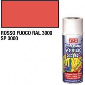 Acrilic color cfg - rosso fuoco - ml.400