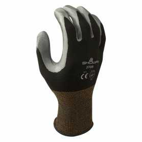 Handschuhe Showa-nbr 370 9 / xl Nitril-Schwarzen