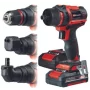 Einhell Bohrschrauber – TE-CD 18/45 3xli – Ladegerät + 2 x 2,0 Ah