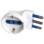 Platzsparender Schuko-Adapter – es012s – 90°-16a-weiß