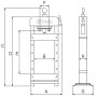 HYDRAULISCHE PRESSEN. MOBILER KOLBEN 3028/20T - Beta 3028 20 BETA 3028 20