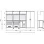 MÖBEL F - 3,2MT 3MODULE + SCHRANK A2 - Beta RSC50 F BETA RSC50 F