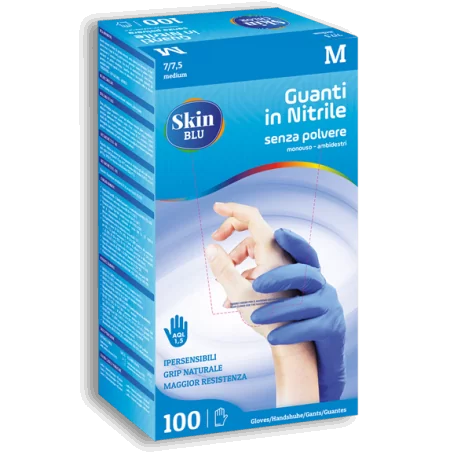 Handschuhe nitril skinblu - tg.xl - stk.100